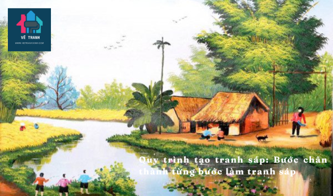 Quy trình tạo tranh sáp: Bước chân thành từng bước làm tranh sáp